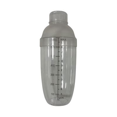 Clear plastic cocktail shaker, 750ml