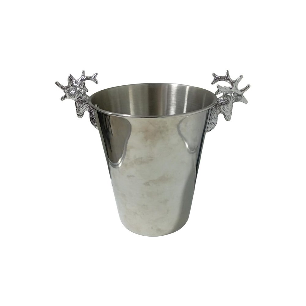 Stainless Steel Stag Head Wine Bucket