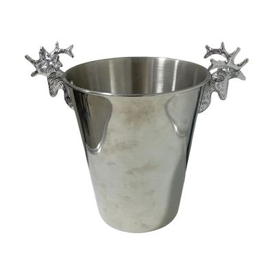 Stainless Steel Stag Head Wine Bucket