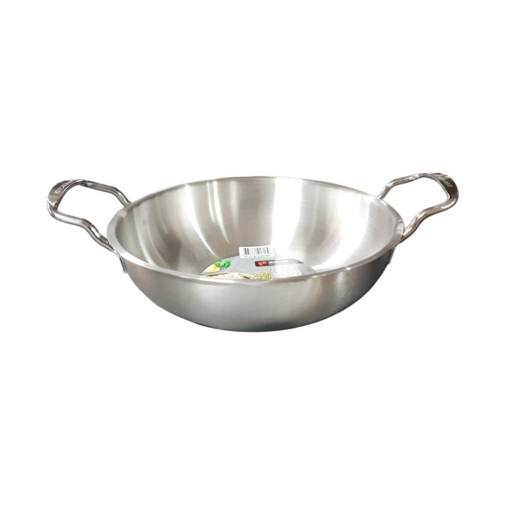 Stainless Steel Two-Handle Wok