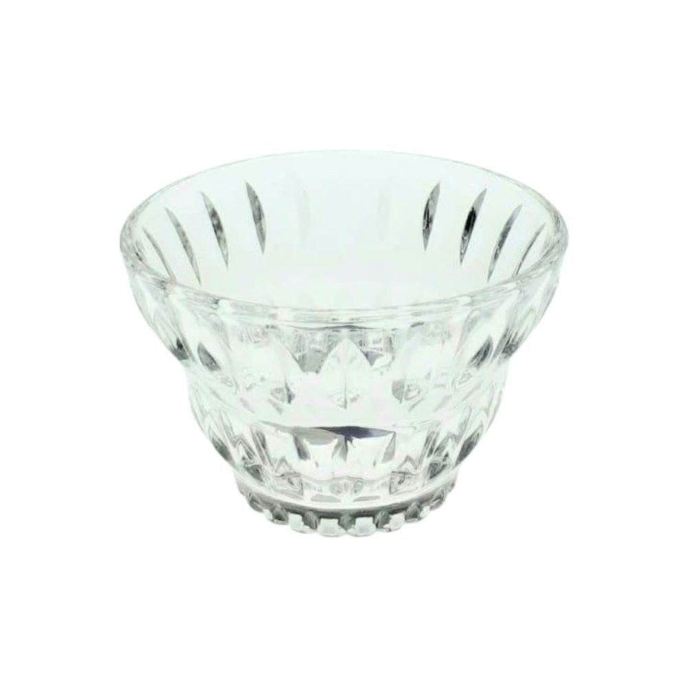 Small cut glass dessert bowls, 6 pack