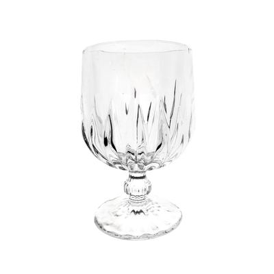 Cut glass wine goblet, 240ml (6 pcs)