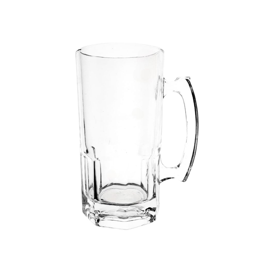 Large 1.5L glass beer mug