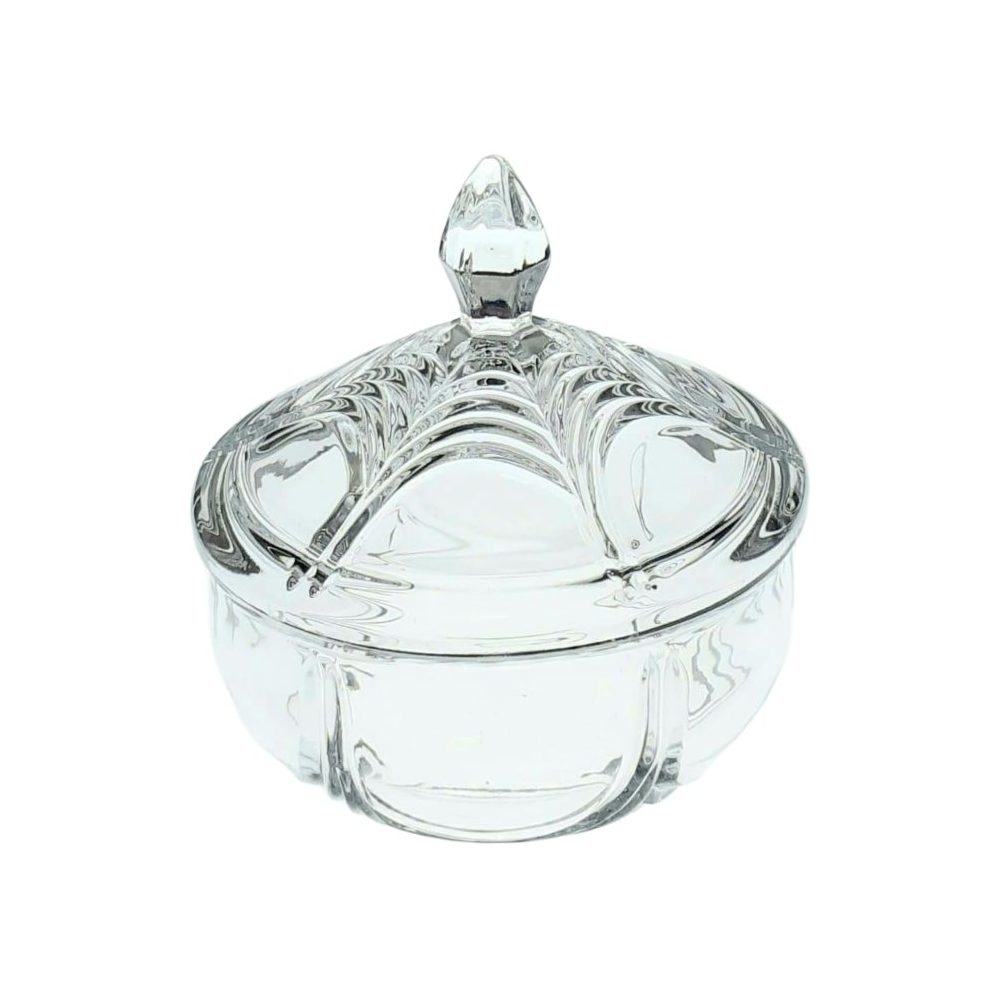 Cut Glass Candy Pot With Lid