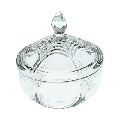 Cut Glass Candy Pot With Lid