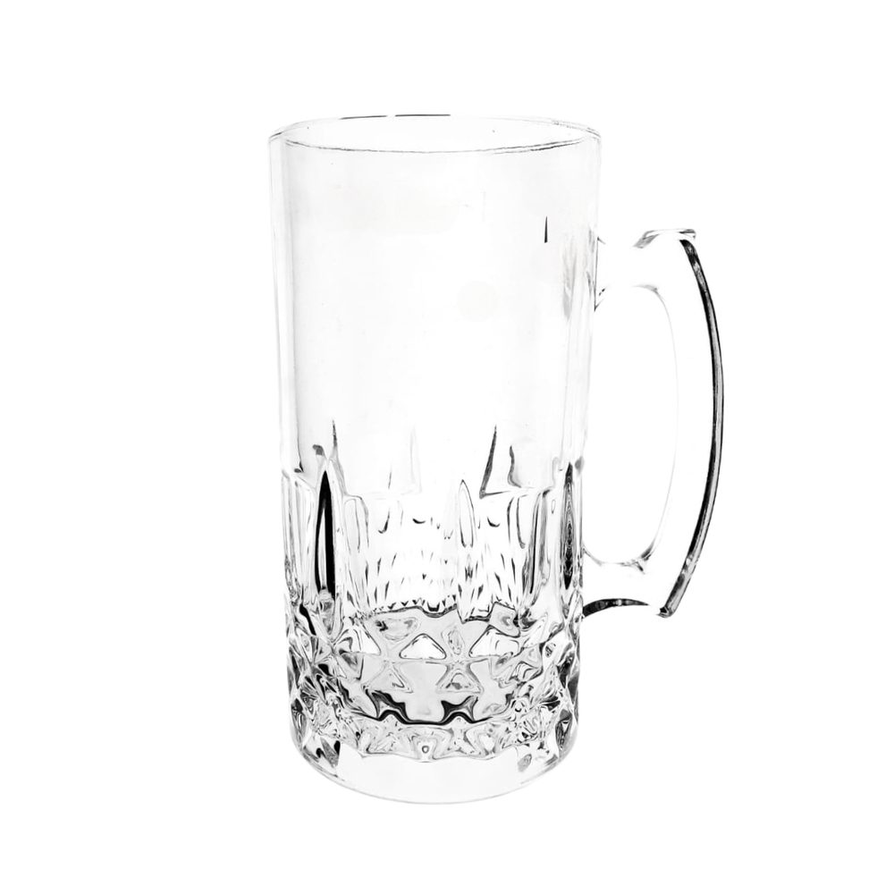 1.5L Cut-Base Glass Beer Mug