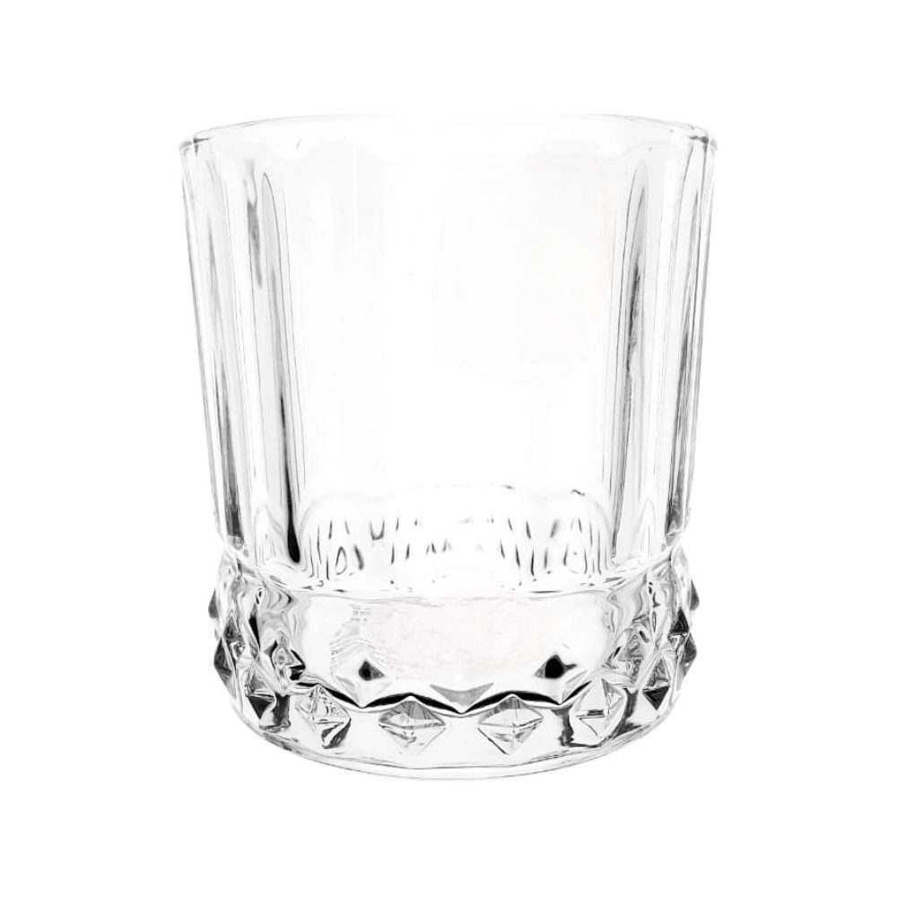 Cut Glass Rock Tumbler, 320ml (6 Pack)