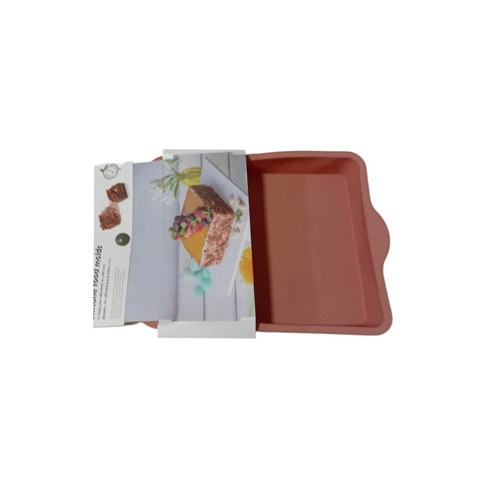 Rectangular silicone baking mould