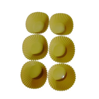 Silicone Cupcake Moulds, 6 Pack
