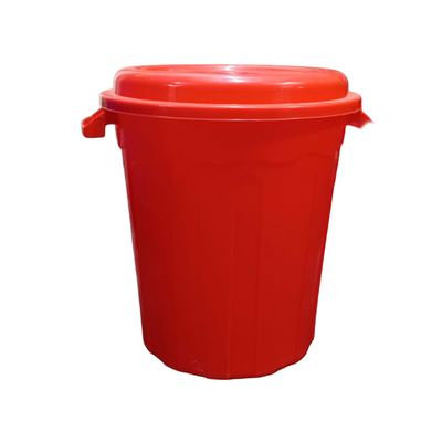 20L Red Plastic Bucket With Lid