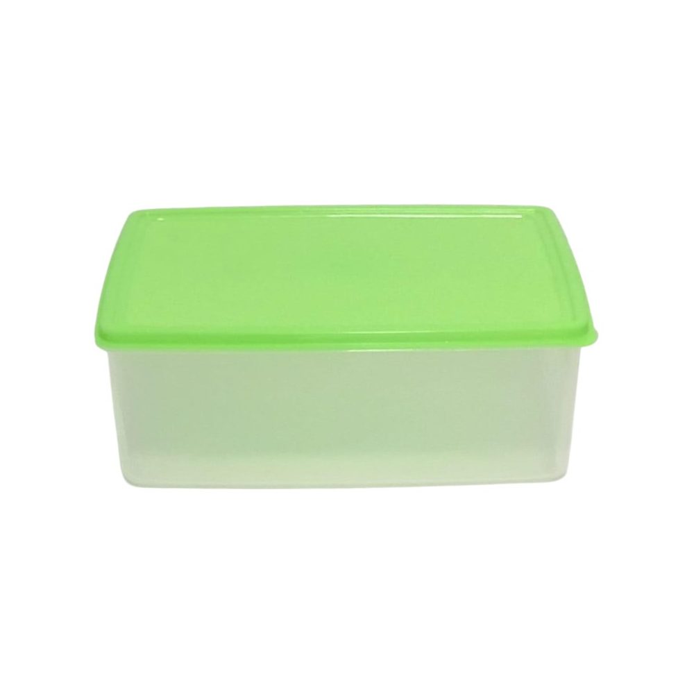 Rectangular plastic food storage box