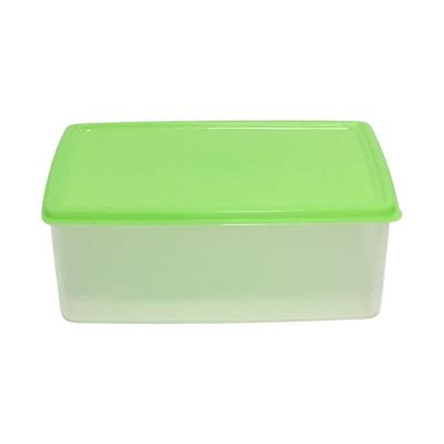 Rectangular plastic food storage box