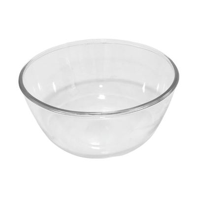 Clear Glass Microwave Mixing Bowl
