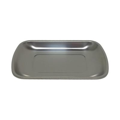 Small stainless steel serving tray