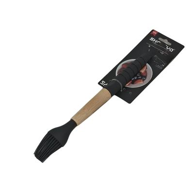 Silicone Basting Brush, Wooden Handle