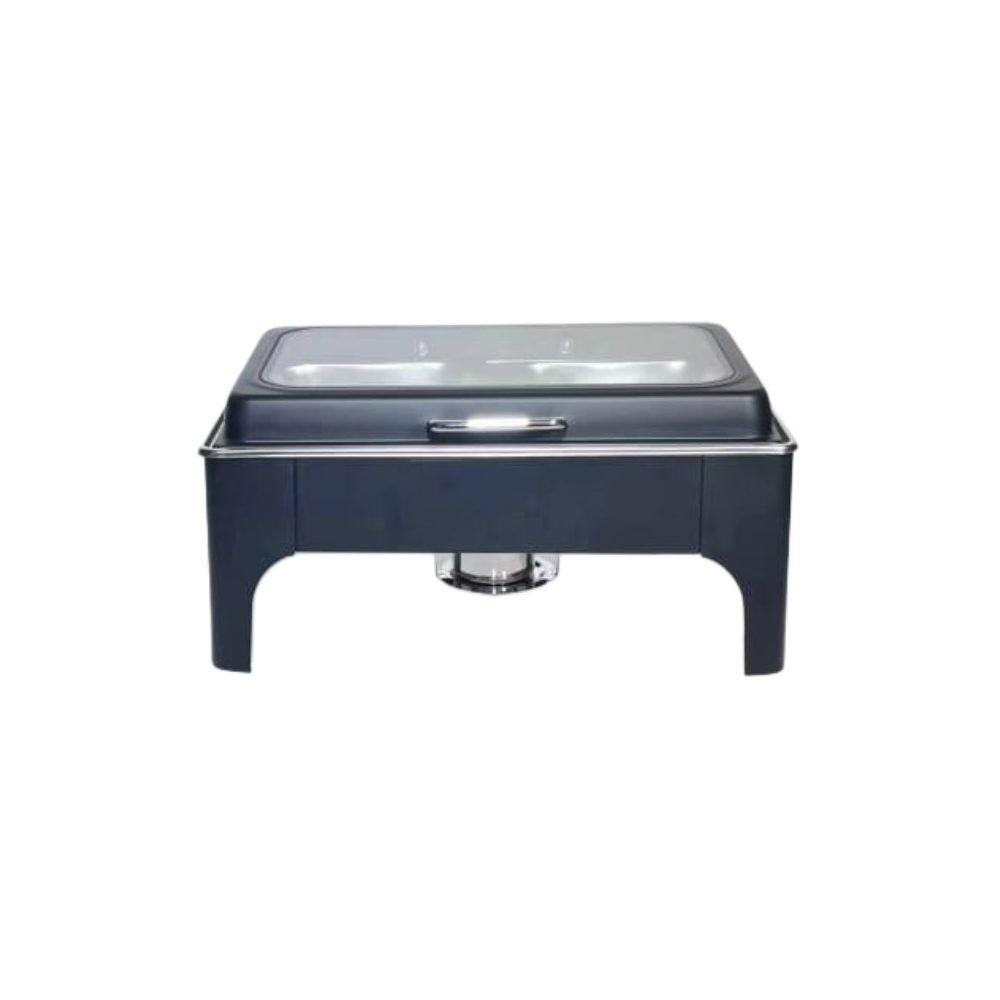 Black Roll Top Hydraulic Chafing Dish