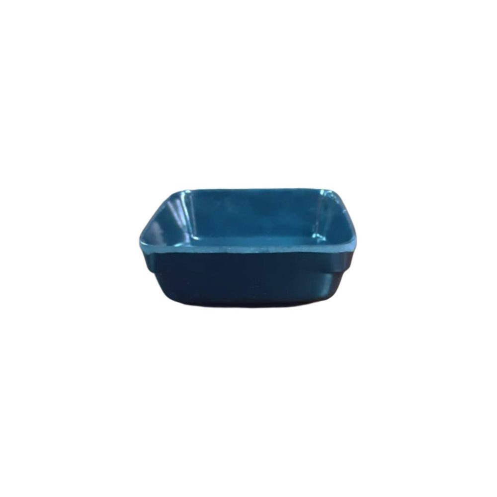 Small Square Black Melamine Bowl