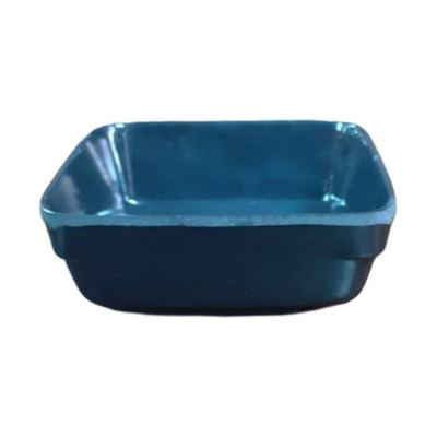 Small Square Black Melamine Bowl