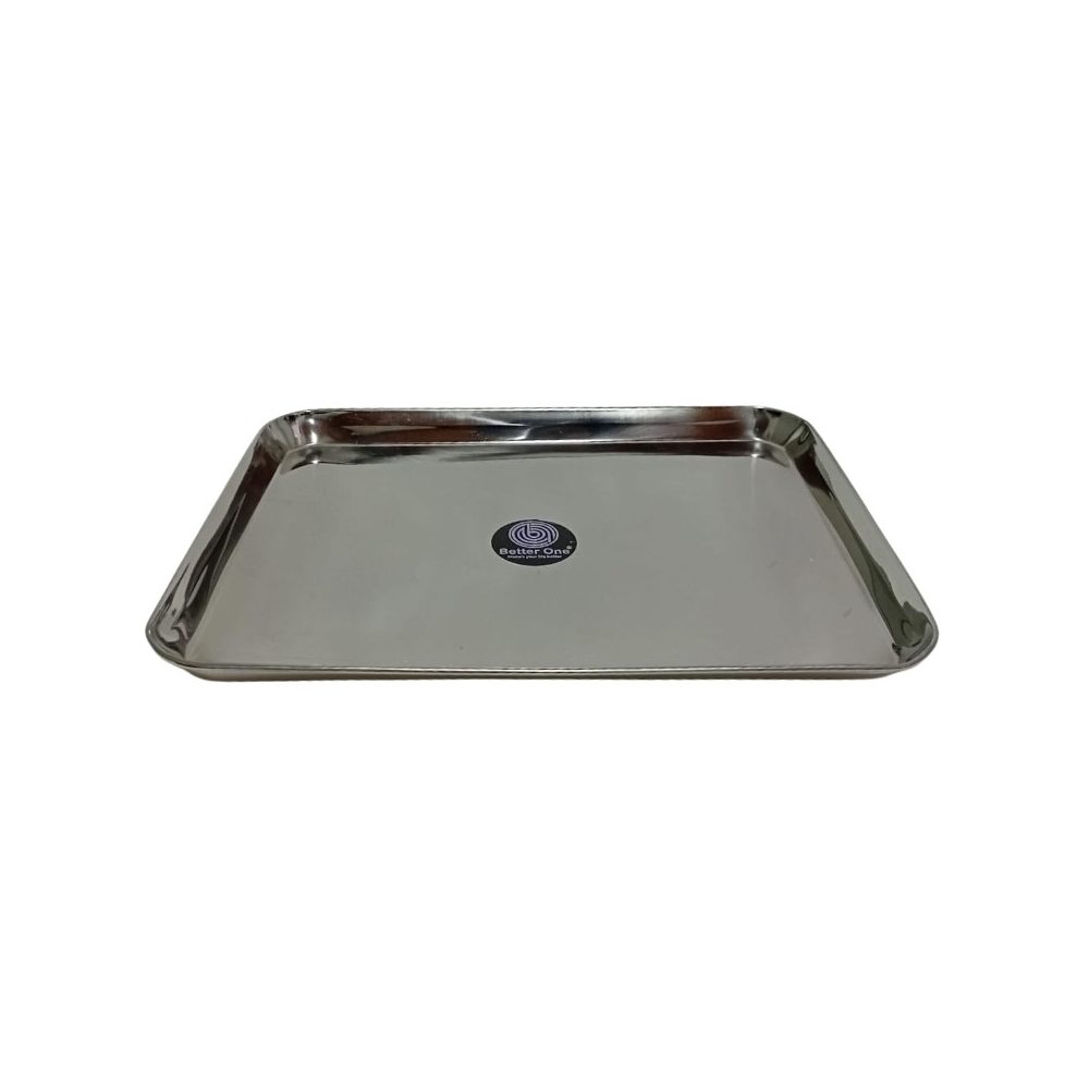 Stainless Steel Rectangular Serving Tray