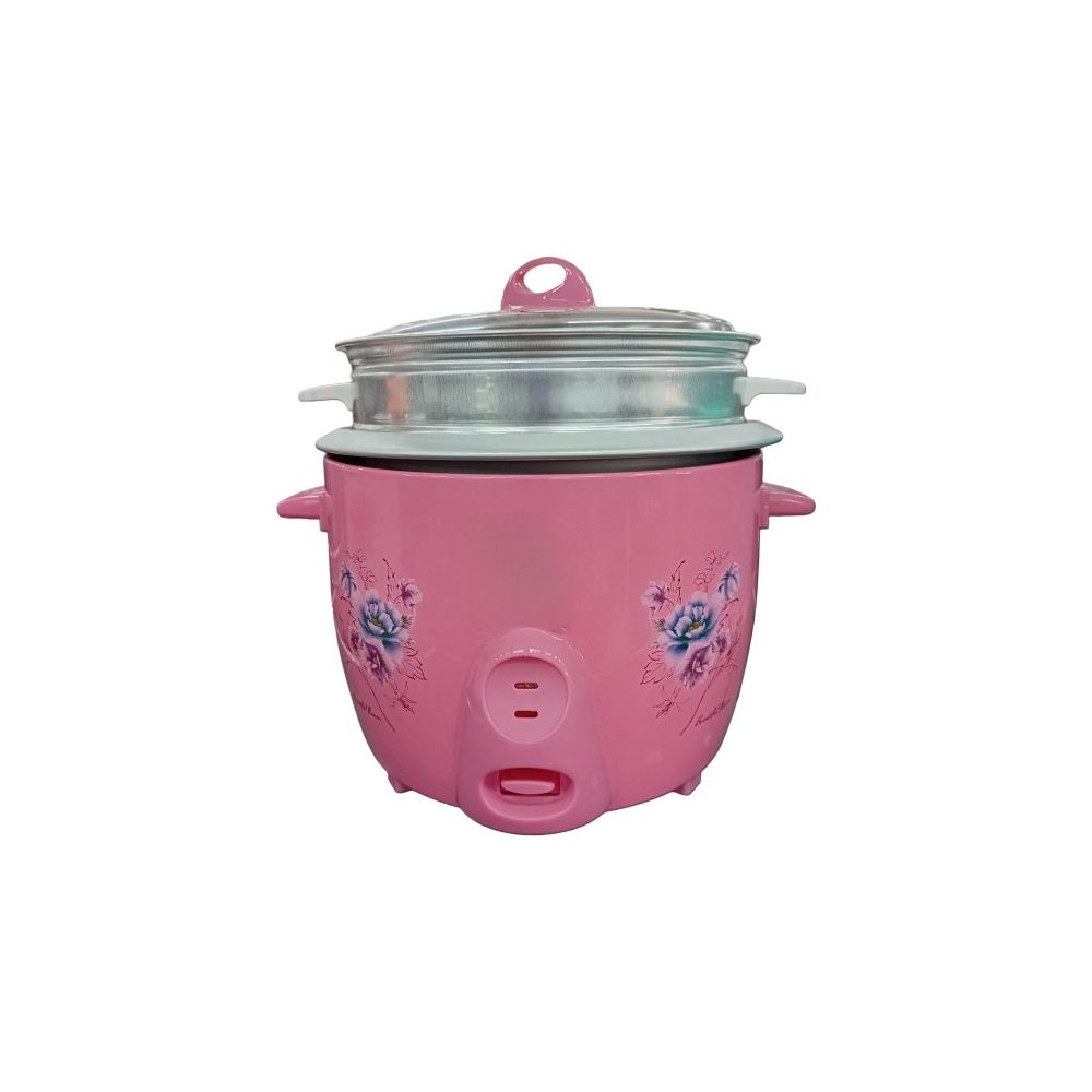 1.8L Rice Cooker with Steamer Tray