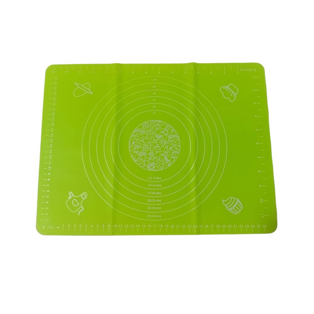Silicone kneading and pastry mat
