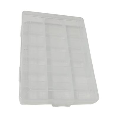 Clear Plastic Multi-Compartment Storage Box
