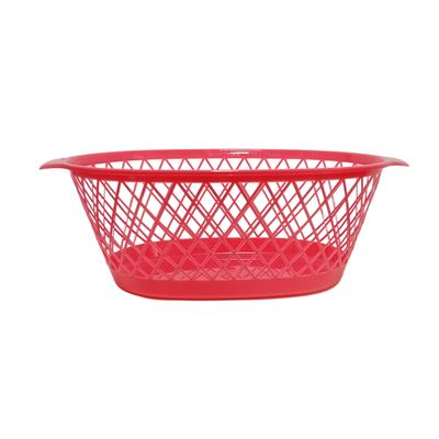 Oval plastic vegetable basket