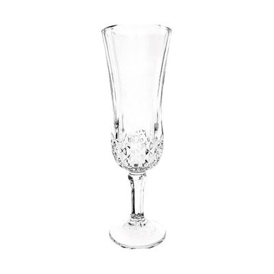 Cut-Glass Champagne Flute, 155ml (3 Pcs)