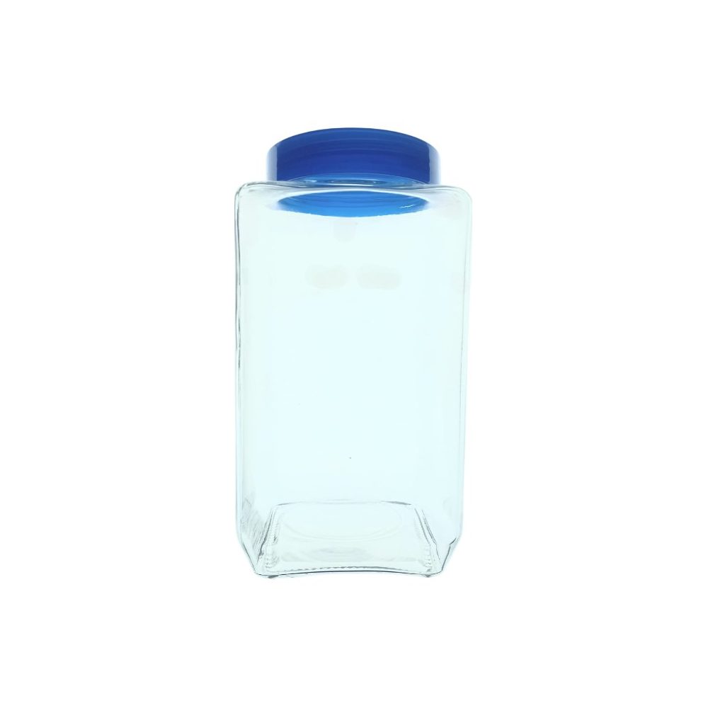 Square Glass Storage Jar 3L