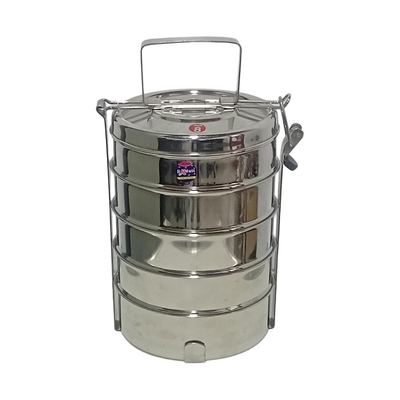 Stainless Steel 5-Tier Tiffin Carrier