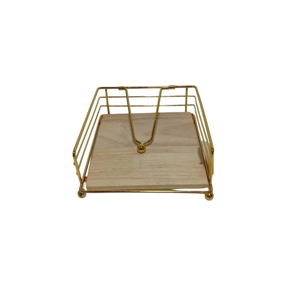 Gold Wire Flat Napkin Holder