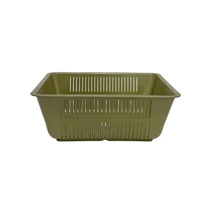 Square Plastic Draining Basket, XL