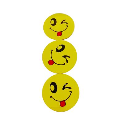 Smiley Face Tea Coasters, 6 Pack
