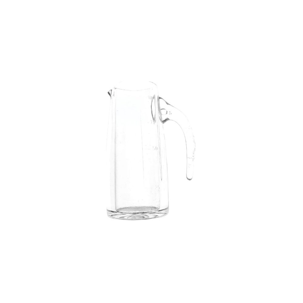 Clear water jug with handle