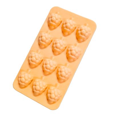 Silicone grape-shape ice cube tray