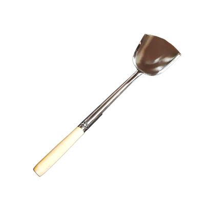 Large stainless steel wok turner