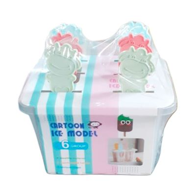 Cartoon Popsicle Mould Set, 6 Moulds