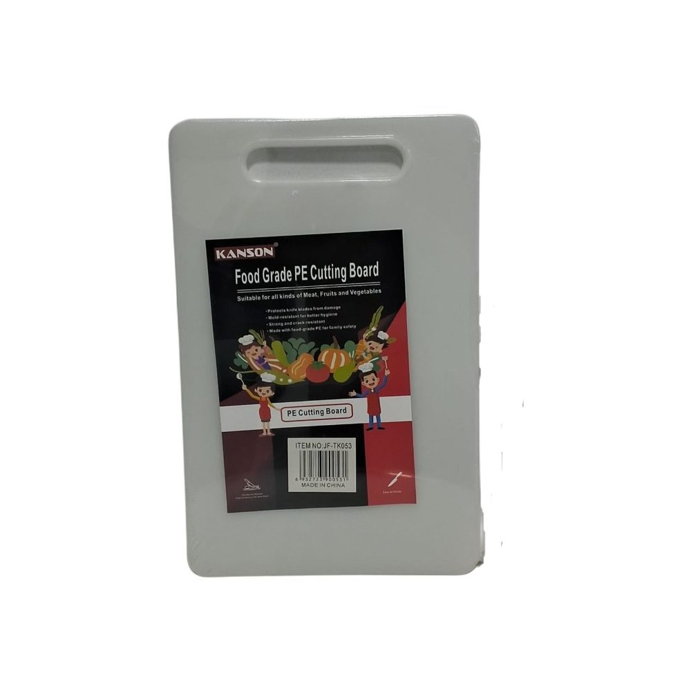 White Plastic Cutting Board
