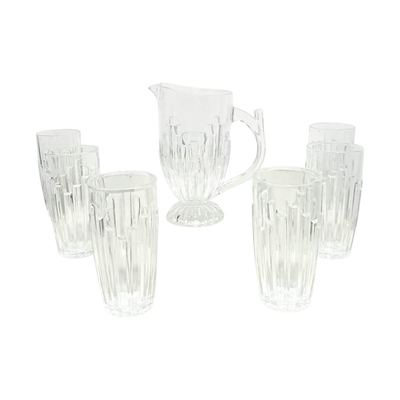 7-Piece Glass Jug and Tumbler Set