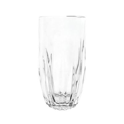 Tall Cut Glass Tumblers, 450ml (6 Pack)