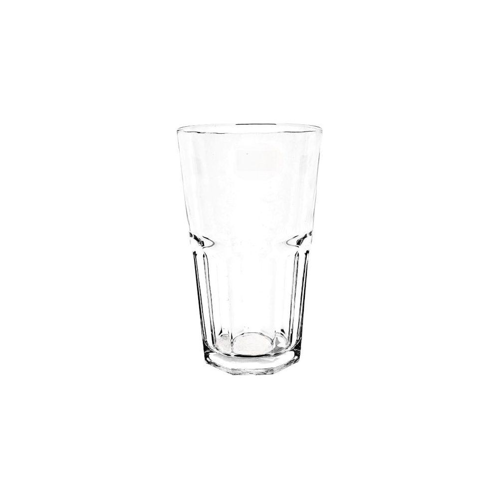 Panelled Hi-Ball Glass Tumbler
