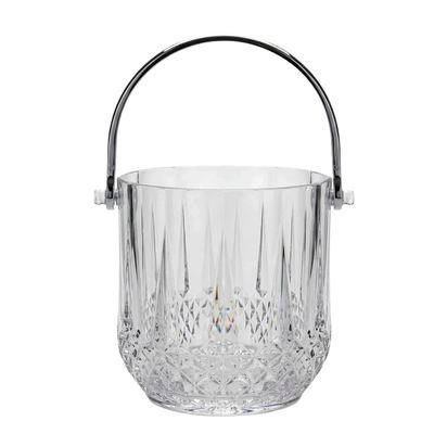 Crystal-cut Polycarbonate Ice Bucket