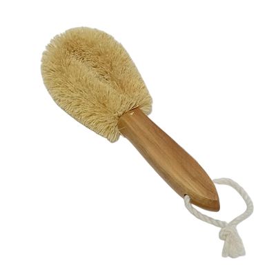 Wooden Handle Fry Pan Brush