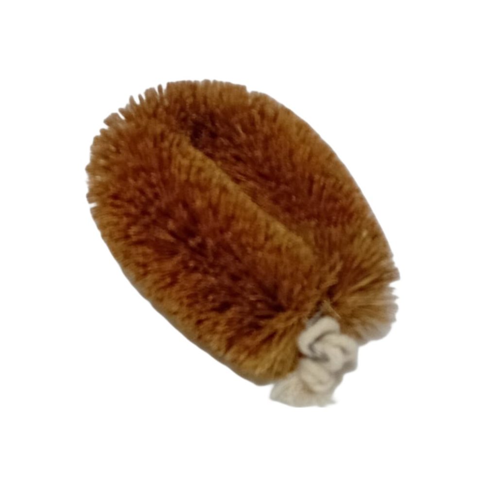Coir vegetable scrubbing brush