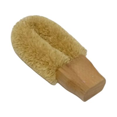 Small wooden multi-purpose scrubbing brush