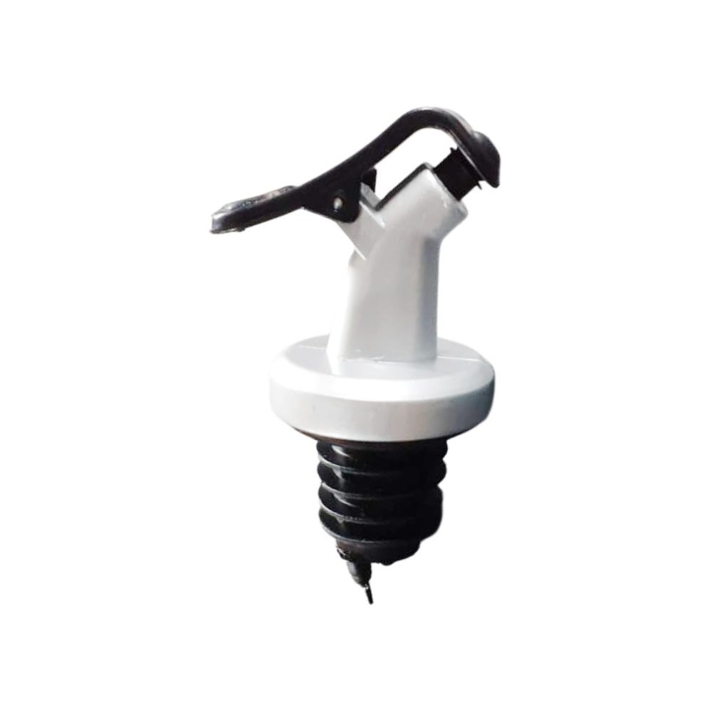 Flip-Top Oil Bottle Pourer Spout