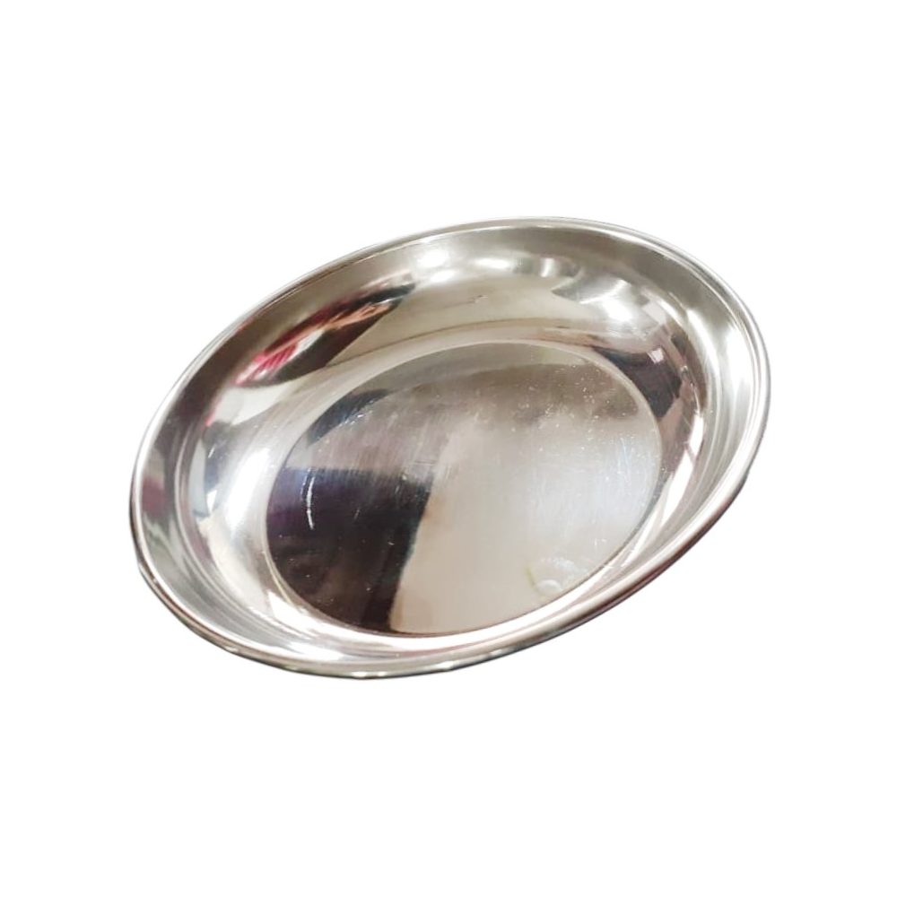 Stainless Steel Halwa Dish