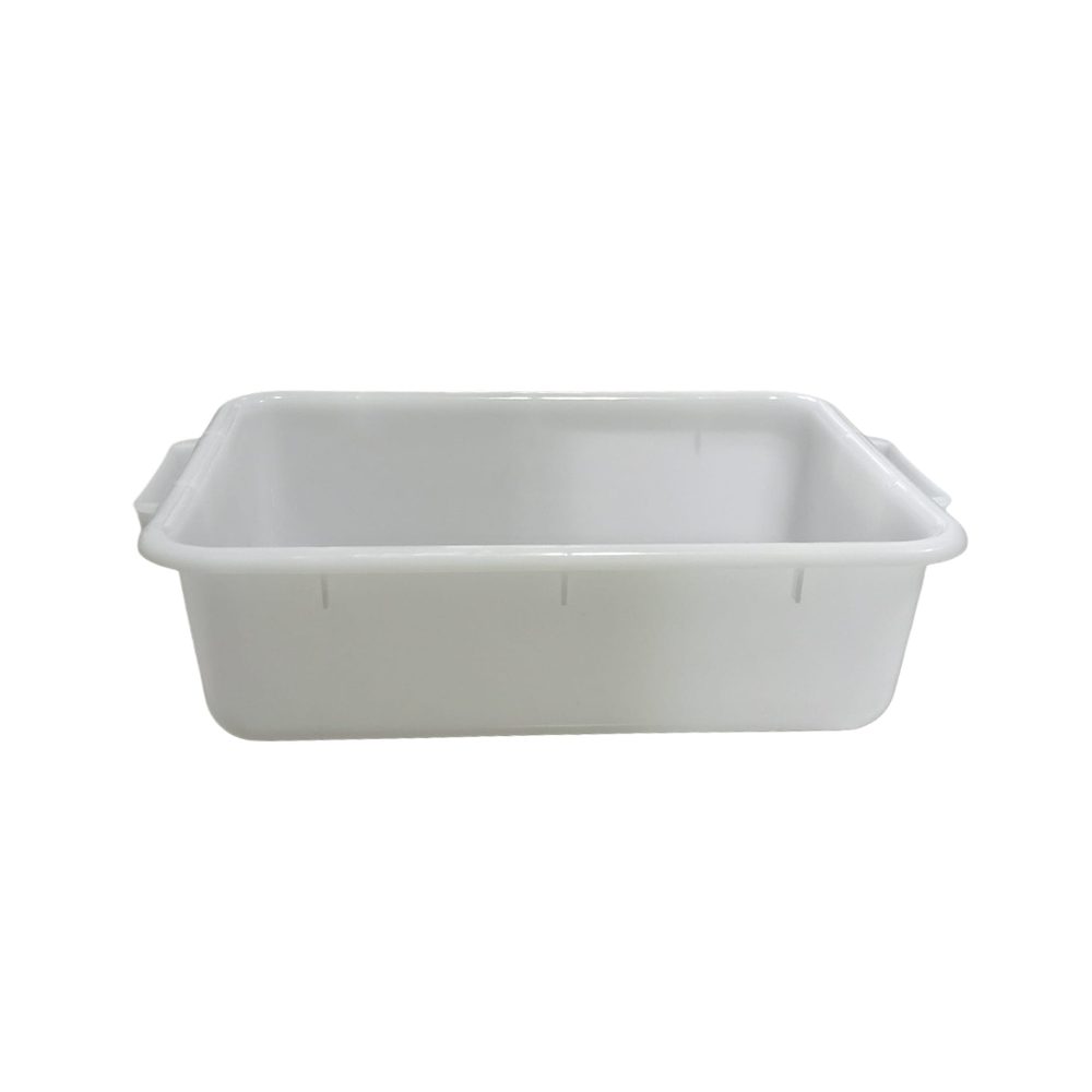 White Plastic Bus Tub Tray