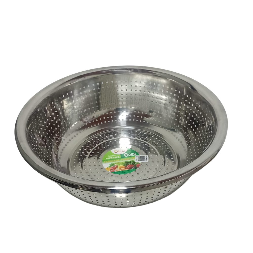 Stainless steel perforated colander basin, 55cm