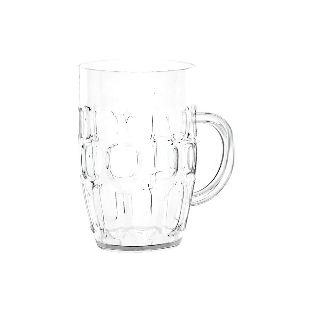 Polycarbonate dimpled beer mug 720ml